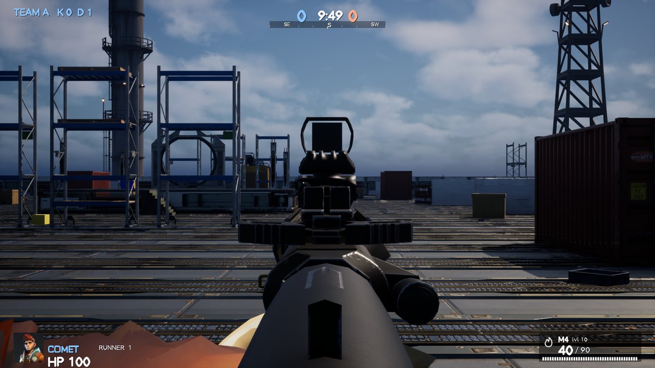A fitted reflex sight